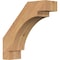 Ekena Millwork 5 1/2"W x 18"D x 18"H Merced Smooth Knee Brace, Western Red Cedar BRC06X18X18MRC00SWR - alternate 1